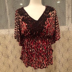 Blouson top multicolor Size Large